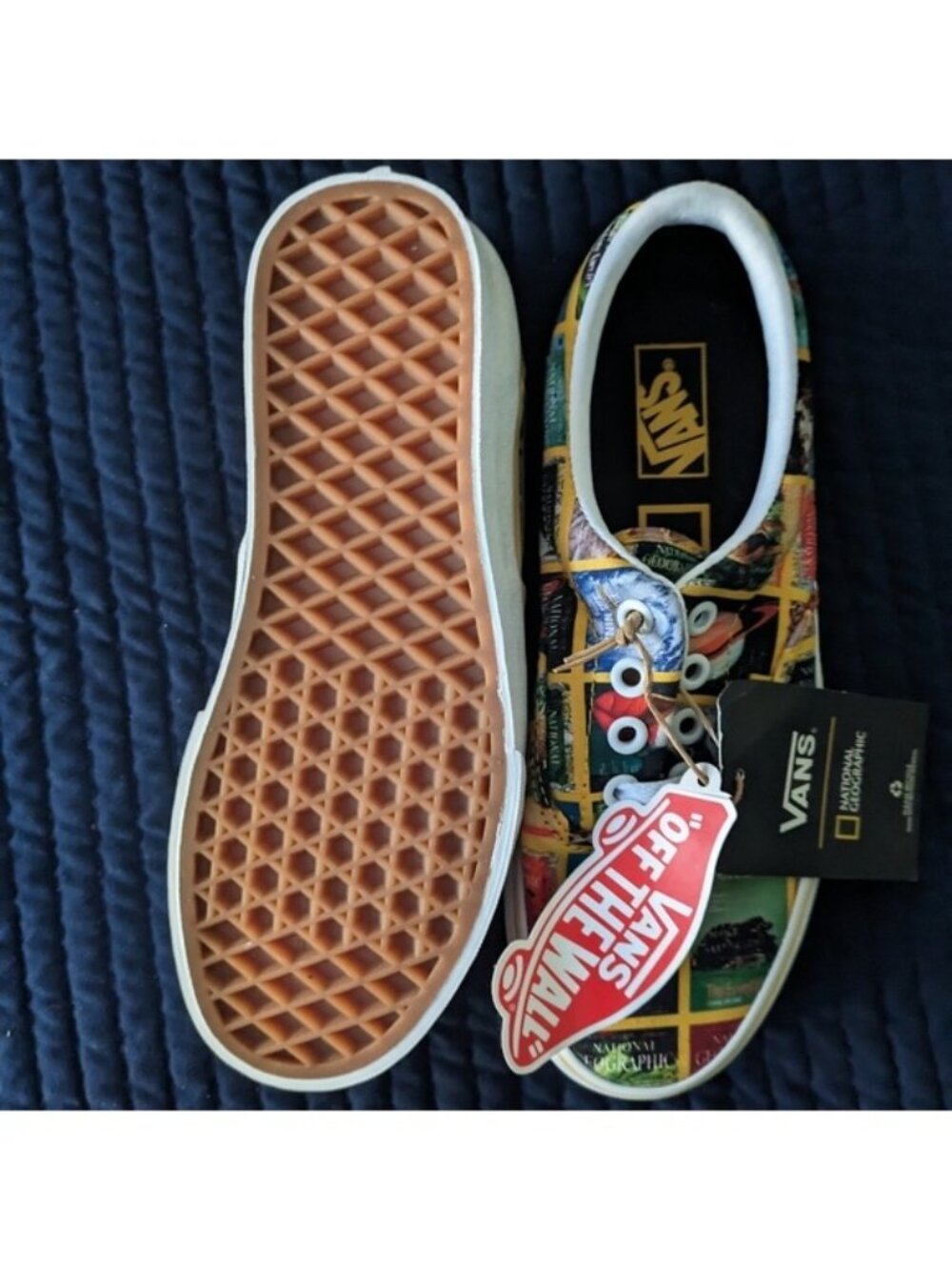 Vans X National Geographic Era Women 5 Multicolor Canvas Low Top 062026 - Picture 6 of 9